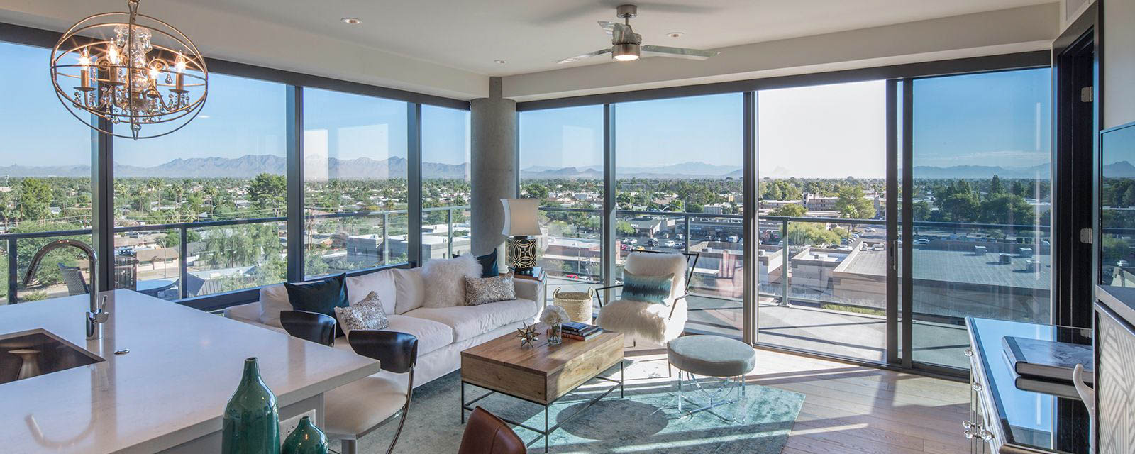 Modern Living Room Interior in Scottsdale, AZ